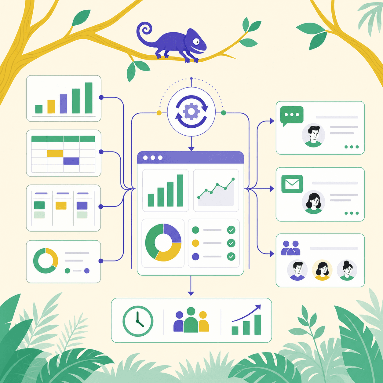 Rapportages en statusupdates die automatisch worden samengesteld
